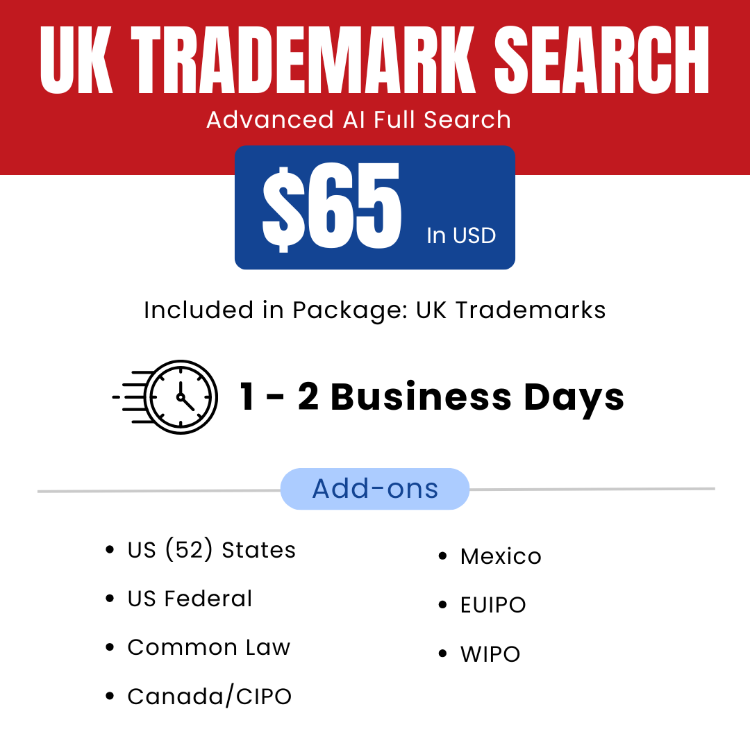 AI Trademark Search UK | Starting at $65